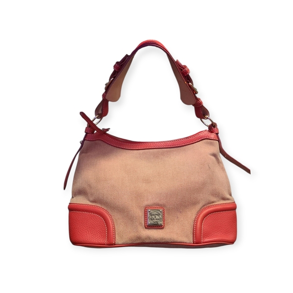Dooney & Bourke Red and Tan Women's Bag - Picture 1 of 16